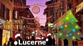 The MOST BEAUTIFUL CHRISTMAS places IN THE WORLD Lucerne Switzerland 