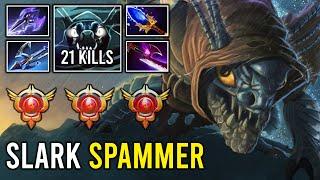 How to Play Like a Pro Carry Grandmaster Tier Slark Spammer 100% Can't Escape Dota 2