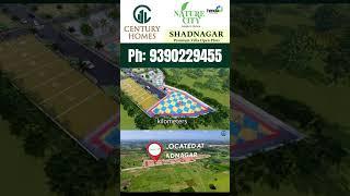 Century Homes: Shadnagar Open Plots – Luxury at Nature City! #centuryhomes #bangalorehighway