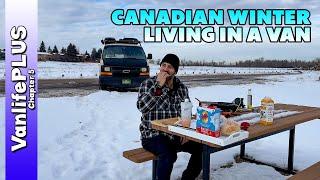 Living in a van during Canadian winter | Day in the Life