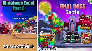 Christmas Event Part 3 l Clauswood Swords - Evil Santa Pet & Pull a Sword Roblox #33