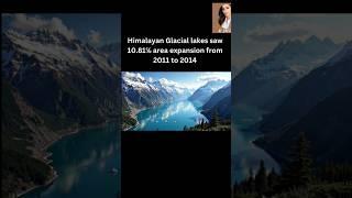 Himalayan Glacial Lakes expansion due to Climate change # shorts #science