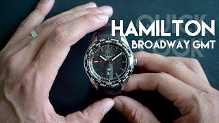 [QUICK LOOK]漢米爾頓 百老匯世界時區腕錶 HAMILTON BROADWAY GMT