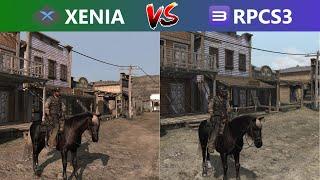 Xenia Canary VS RPCS3 - Red Dead Redemption Visual & Performance comparison