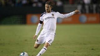 David Beckham || Top 4 freekicks || for LA Galaxy