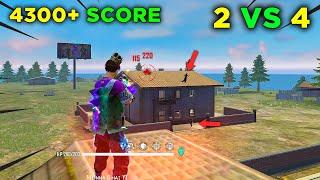 Rank Score 4300+ Pro Lobby Duo Vs Squad Ajjubhai and Munnabhai Op Gameplay - Garena Free Fire