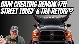 Ram To Announce Special Trucks In January TRX Return Demon Truck?