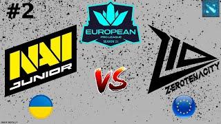 Na`Vi Junior vs Zero Tenacity #2 (BO3) EPL S21