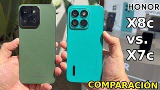 HONOR X8c vs. HONOR X7c: comparación teléfonos con 108MP, selfie 50 MP y Snapdragon 685 con IA