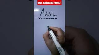 Aasil namelogo #logo #ytshorts #art #shortfeed #viralshort #shortsviral #name #creative