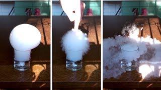 Chemistry experiment 60 - Dry ice bubble