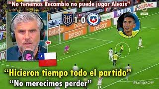 DESTROZADOS! PERIODISTAS CHILENOS REACCIONARON ASI A ECUADOR VS CHILE 1-0 HOY