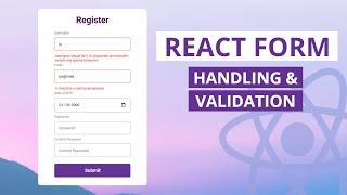 BEST Ways to Handle and Validate React Forms without a Library