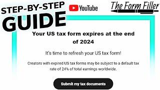 How To Fill In YouTube US Tax Form