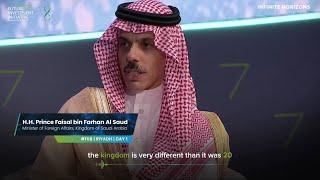 H.H. Prince Faisal bin Farhan Al Saud emphasizes how the Kingdom has transformed