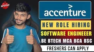 Accenture Hiring Freshers Again | New Role | Apply Now!