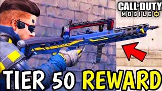 Season 1 Tier 50 Battle Pass Gun Skin REWARD & New David Mason Skin + FR.556 Stats! Cod Mobile!