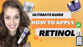 How to Layer Retinol Full Demo I How to Layer Retinol and Niacinamide I Retinol With Other Products