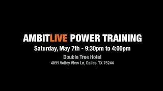 Ambitlive Training Saturday, May 7th (A Richard Laidler Production)