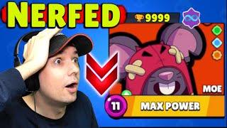 MOE just got nerfed! New Brawl Stars Gameplay