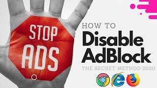 How to Disable Adblock On Google Chrome, Firefox & Edge? - 2020