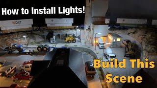 Model Railroad Scenery Tutorial (04) LED Light Tutorial