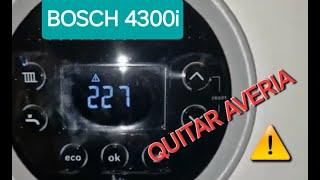 Caldera BOSCH 4300i W codigo de averia 227 no funciona instrucciones y reset