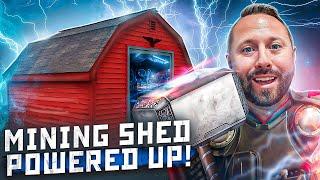 Building a Crypto Mining Shed | Digging a Trench for the Power!