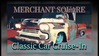 Merchant Square Classic Car Cruise-In 2023 4k | custom cars, lowrider cars, muscle cars, hot rods.