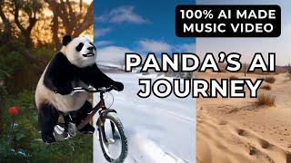 Panda's AI Journey - 100% AI made Music Video / KI Musikvideo #klingai #udiomusic #aimusic