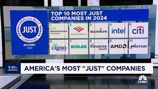 America's most 'Just' companies in 2024 revealed