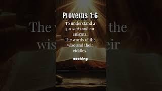 What Does Proverbs 1:6 Teach Us About Interpreting Spiritual Texts? #bibleverse #biblestudy