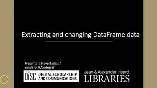 009ba Introduction to extracting and changing pandas DataFrames