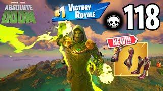 118 Elimination DOCTOR DOOM Solo vs Squads WINS Full Gameplay (MARVEL FORTNITE CHAPTER 5 SEASON 4)!