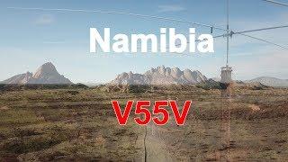 V55V Rhombic Antennas - A Big Signal Out Of Africa - DXpedition