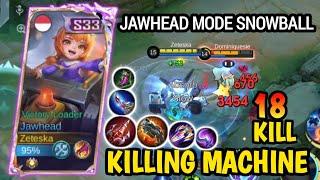 GAMEPLAY JAWHEAD NO COUNTER,,Build Top 1 Global Jawhead,, MLBB