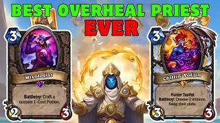 Crushing the Mage Ladder ► Post Mini-Set Best Overheal Priest Deck to Climb ► Hearthstone 30.4