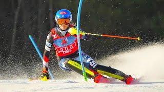 Mikaela SHIFFRIN - Winner - Slalom (Run 1) - Lienz AUT - 2023