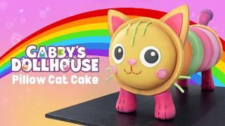 How to Make a Pillow Cat Cake from Gabby's Dollhouse | Fun & Easy Tutorial 