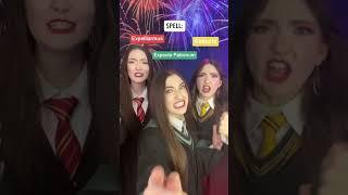 Harry Potter Sister Telepathy Challenge!  K3 Sisters #shorts #harrypotter