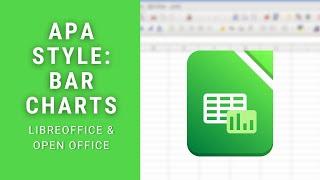 Libre Office & Open Office — APA Style Bar Graph w/ Error Bars