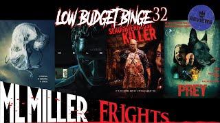 Low Budget Binge: PREY! HELD! EMBRYO! THE SLAUGHTERHOUSE KILLER! Indie Horror Reviews!