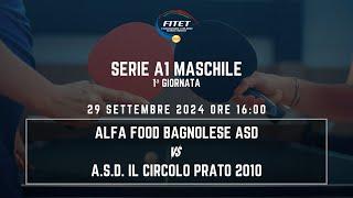 SERIE A1 M | ALFA FOOD BAGNOLESE ASD vs A.S.D. IL CIRCOLO PRATO 2010