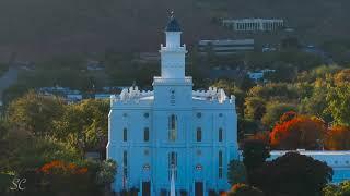 New St. George Renovated Temple | Utah | 4k | Drone