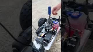 What it’s like to start a nitro RC car  #rccar #nitro #nitrocar