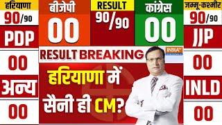 Election Result LIVE: हरियाणा में सैनी ही CM? | Haryana Election Result LIVE | BJP