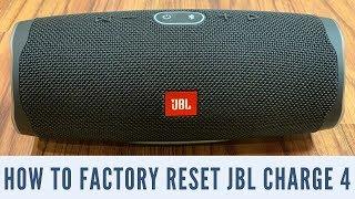 How to Factory Reset JBL Charge 4 Bluetooth Speaker