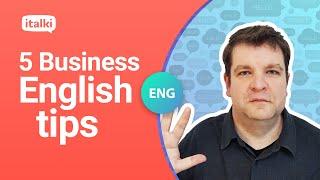 5 must know business etiquette English tips!