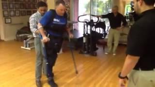 Technology Helps Man with Paralysis Walk!