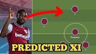 Does Michael Antonio Start?! | Predicted XI | Tottenham Hotspur vs West Ham